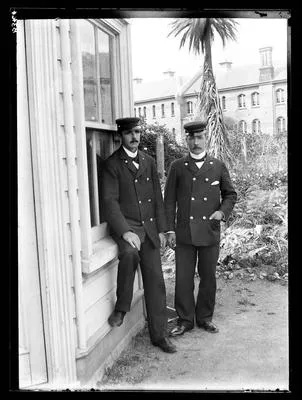 [Two male attendants , Avondale Lunatic Asylum]