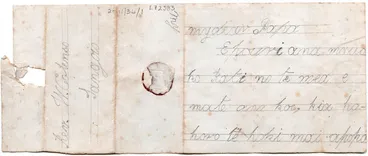 Image: Letter, Ridley Latimer and Frances Colenso