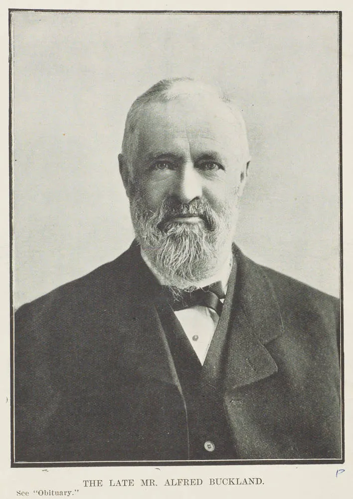 The Late Mr, Alfred Buckland