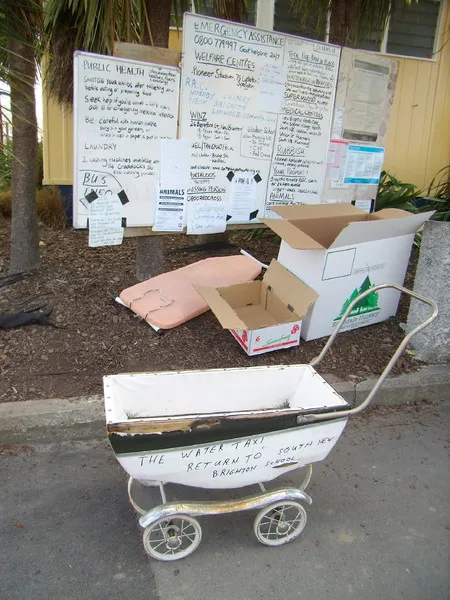 Emergency assistance information board