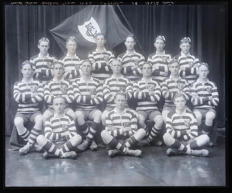 Glass Plate Negative: Christ's College, First XV