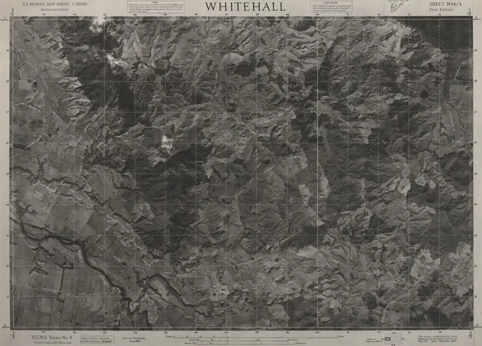 Whitehall / this mosaic compiled by N.Z. Aerial Mapping Ltd. for Lands and Survey Dept., N.Z.