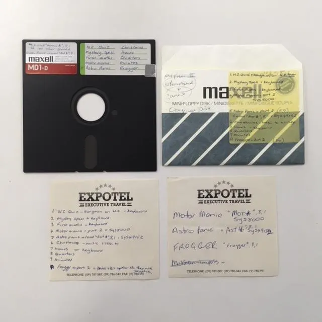 Floppy Disk Compilation of Games for Commodore 64