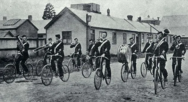 Christchurch Bicycle Band,  1898