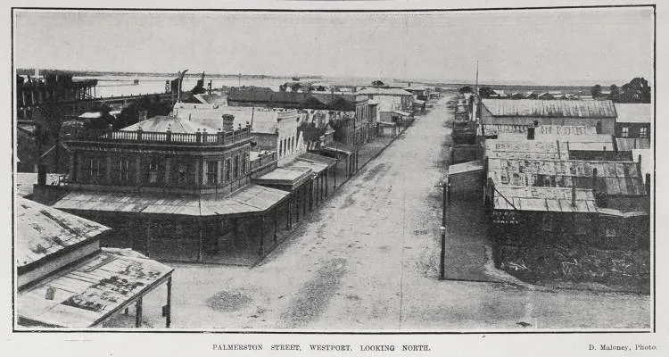 PALMERSTON STREET, WESTPORT, LOOKING NORTH