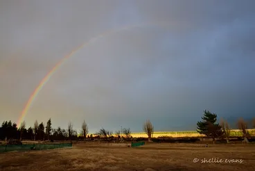 Image: Rainbow, St Bathans Domain, Central Otago