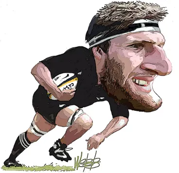 Image: Kieran Read. 3 August 2010