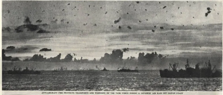 The battle for Saipan island