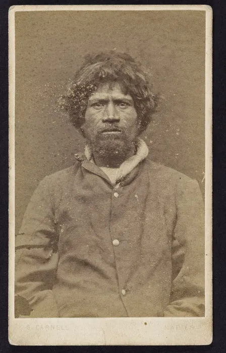 Kiri Wera - Photograph taken by Samuel Carnell (1832-1920)