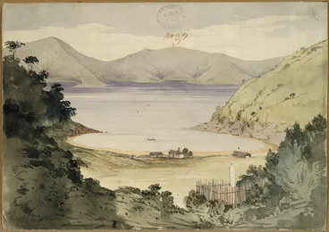 Image: Fox, William 1812-1893 :Guards Bay. Jan. 1848
