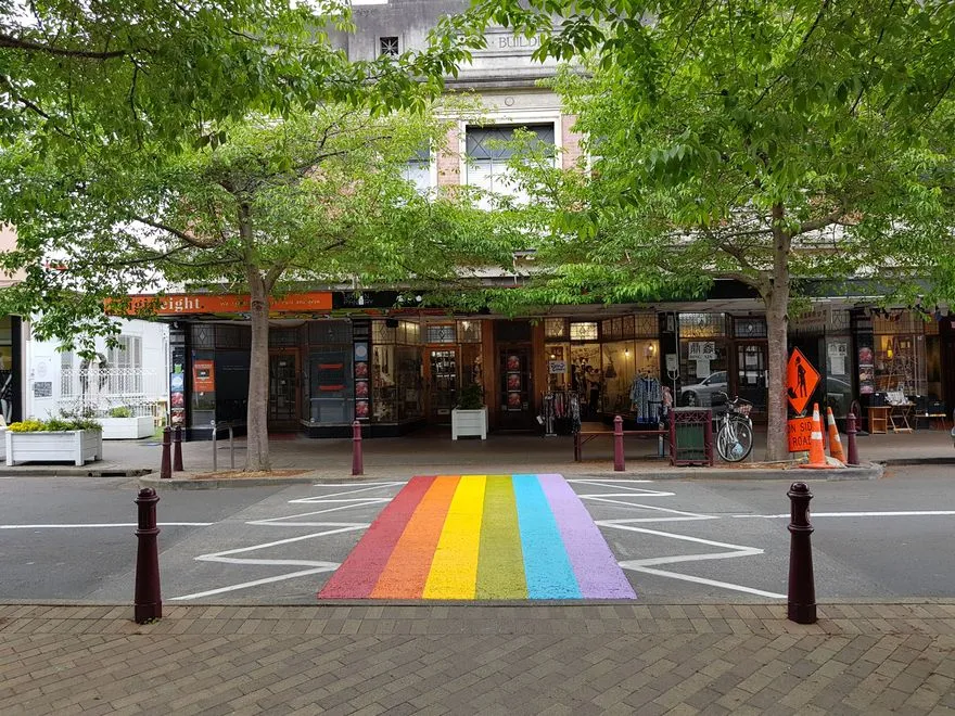 Rainbow Cross Walk, George Street