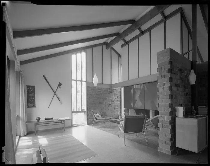 Living room of Power house, Silverstream