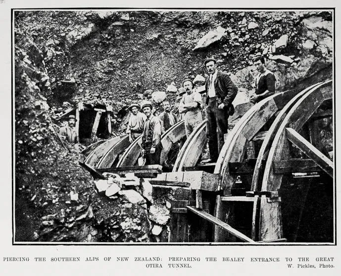 Piercing The Southern Alps Of New Zealand