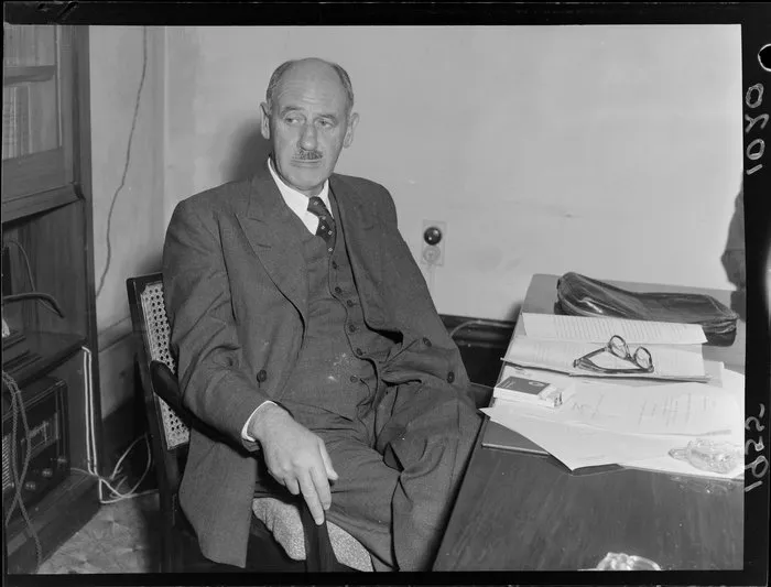 Mr S T Barnett, Controller-General of the New Zealand Police Force