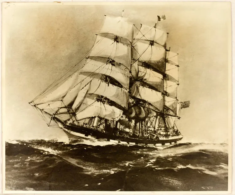 The ship Dunedin, 1882