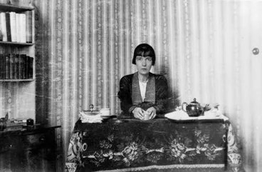 Image: Katherine Mansfield at Menton, France, 1920