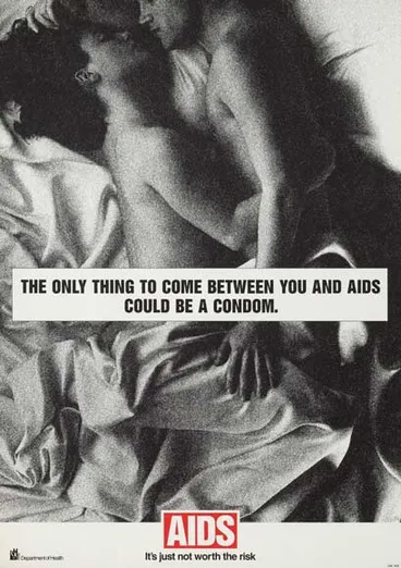 Image: Safer sex poster, 1988