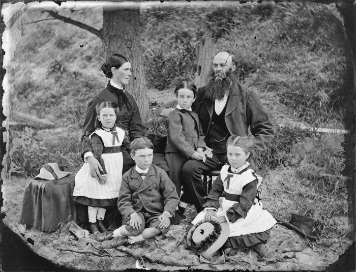 Unidentified family group