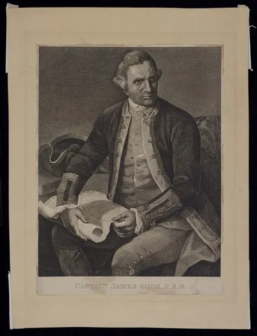 Image: Holland, Nathaniel Dance (Sir), 1734-1811 :Captain James Cook, F R S. [after Nathaniel Dance Holland and John Keyse Sherwin, ca 1795]