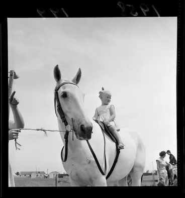 Image: Child on a horse at Levin Agricultural and Pastoral Show