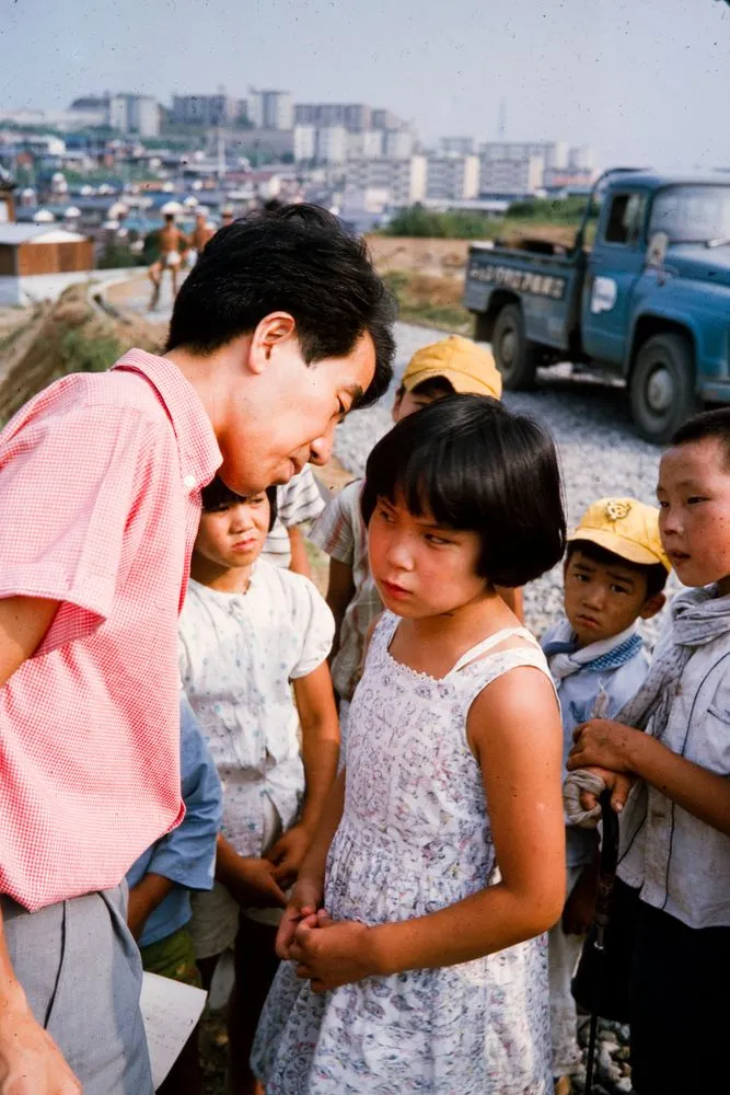 Japan Series: Man and Children
