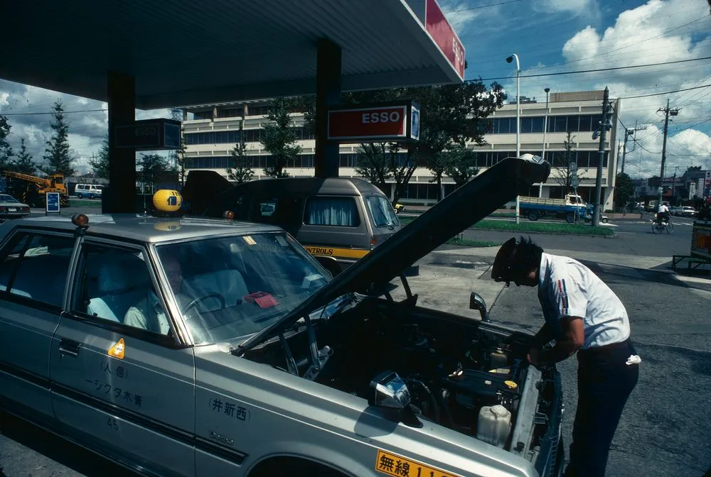 Japan series: Esso petrol station