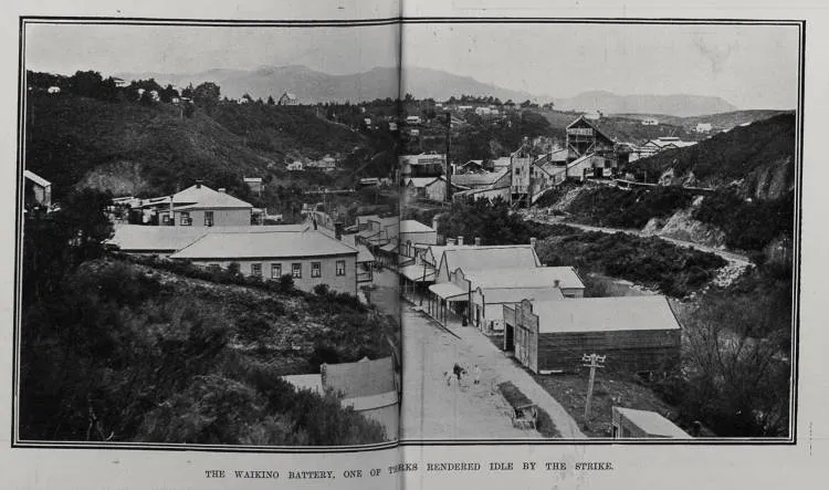 The Waikino Battery, One Of The Works Rendered Idle By The Strike
