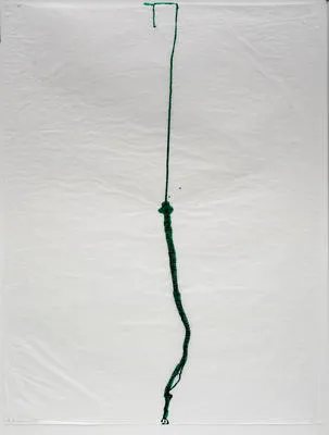 January Music (paper, hand, ink, eye, wind) #7