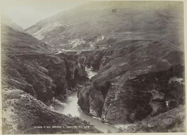 Image: Arthurs Point Bridge, Shotover River, Wakatipu N.Z.