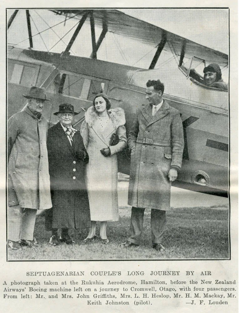 Septuagenarian couple's long journey by air