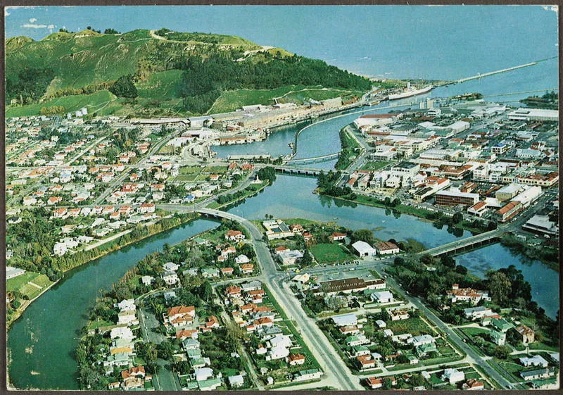 Gisborne, aerial view