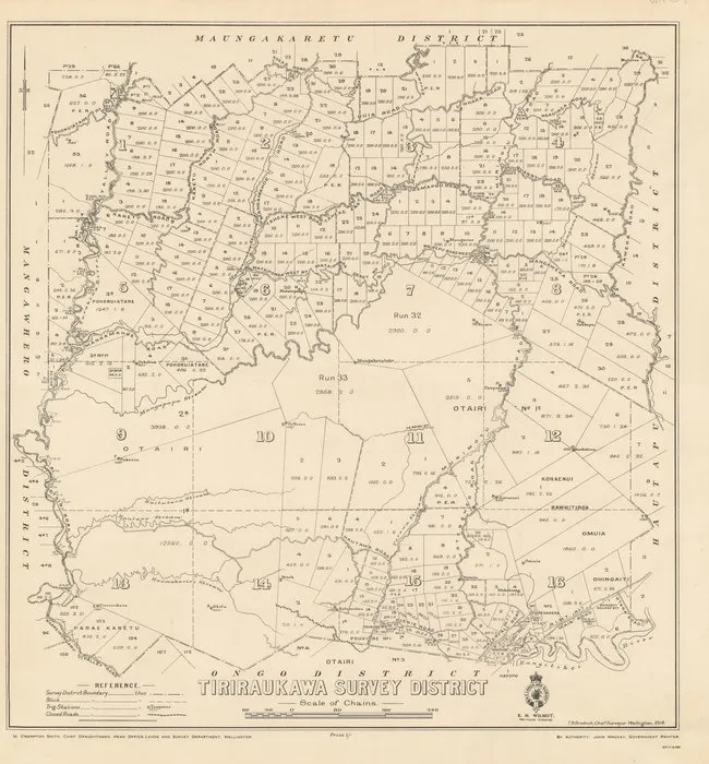 Tiriraukawa Survey District [electronic resource].