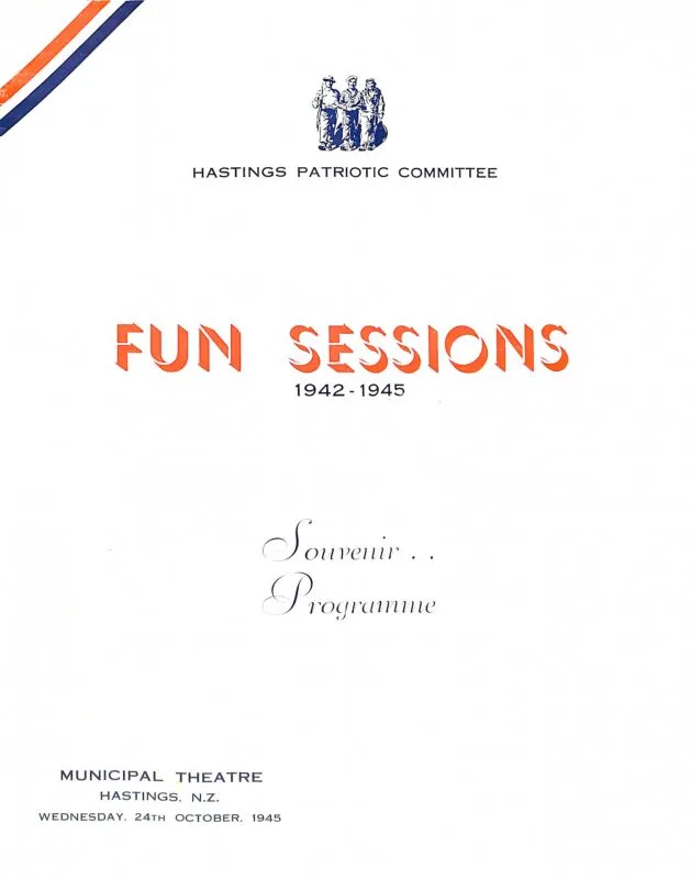 Programme 1945 – Fun Sessions 1942-1945