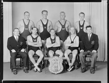 Image: Wellington wrestling representatives 1965