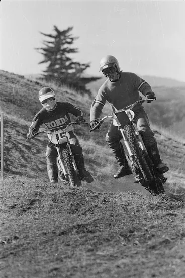 Image: Motocross riders, probably Wellington region