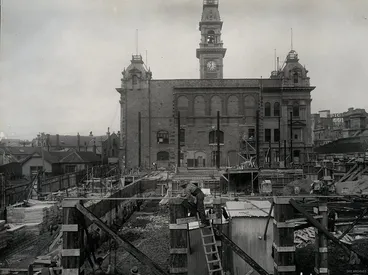 Image: Town Hall Construction 1927