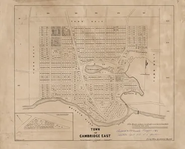 Image: Town of Cambridge East / W.E. Ballantyne Drftsn.