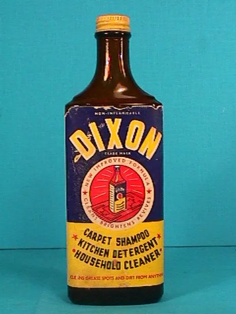 Bottle, Dixon Household Cleaner