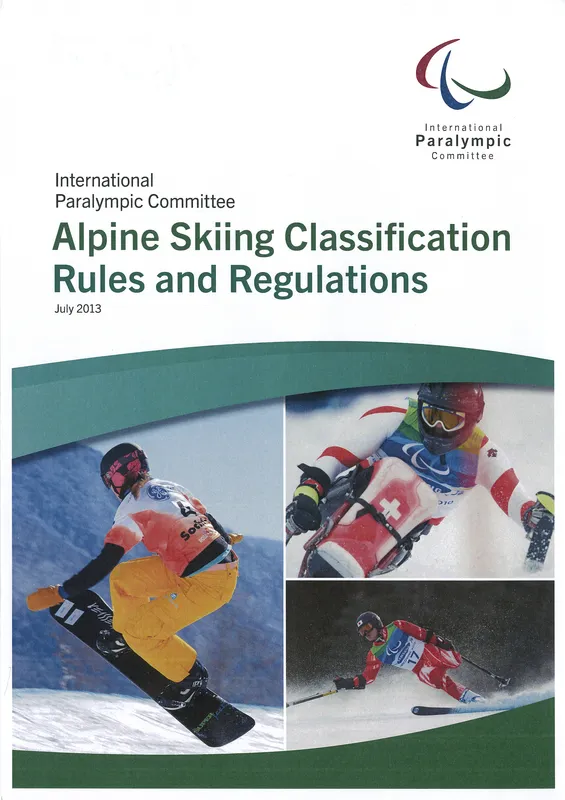 Alpine Skiing Classification Rules and Regulations