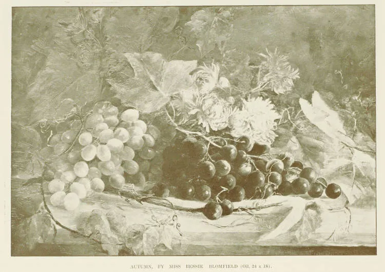 Autumn, by Miss Bessie Blomfield (oil, 24 x 18)