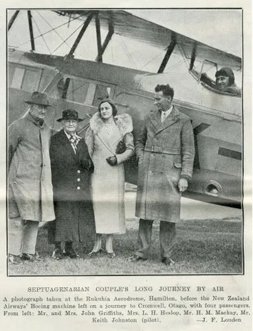 Septuagenarian couple's long journey by air Image: Septuagenarian couple's long journey by air