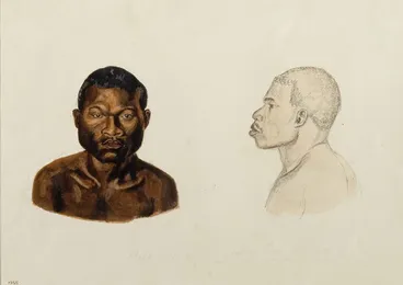 A Papuan of Mengeelas, New Guinea. Image: A Papuan of Mengeelas, New Guinea.