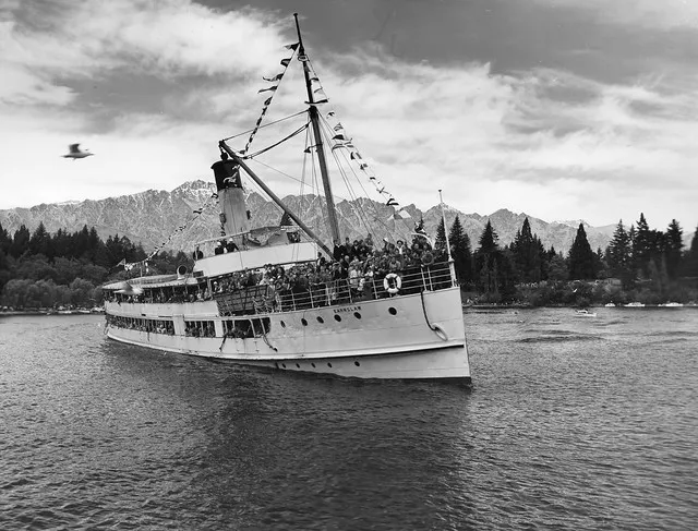TSS Earnslaw at the Wakatipu District Centenary, 1962