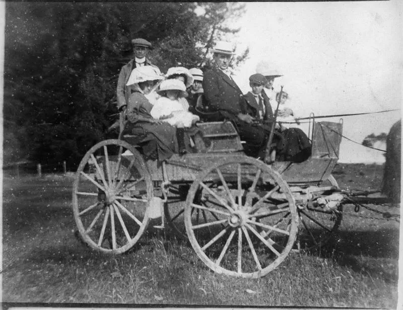 Buggy used for cream delivery