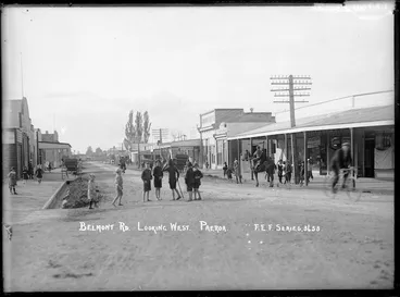 Image: Belmont Road, Paeroa - Photograph taken by Fred E Flatt