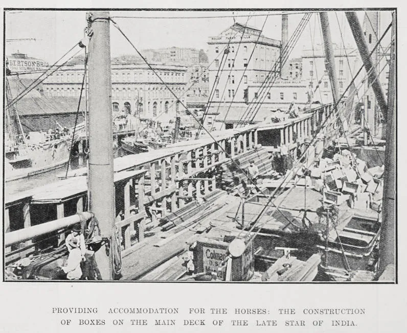 Providing accommodation for the horses