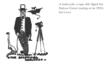 Image: A student joke: a rogue slide slipped into Professor Cotton's teaching set (in 1921). Paul Cotton