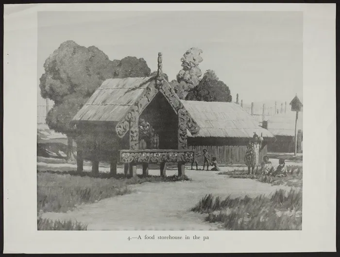 [King, Marcus], 1891-1983 :A food storehouse in the pa. [1955]
