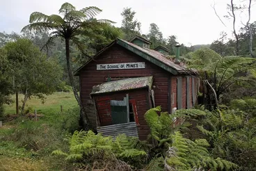Image: Old "School of Mines", Waikino, Waikato, New Zealand