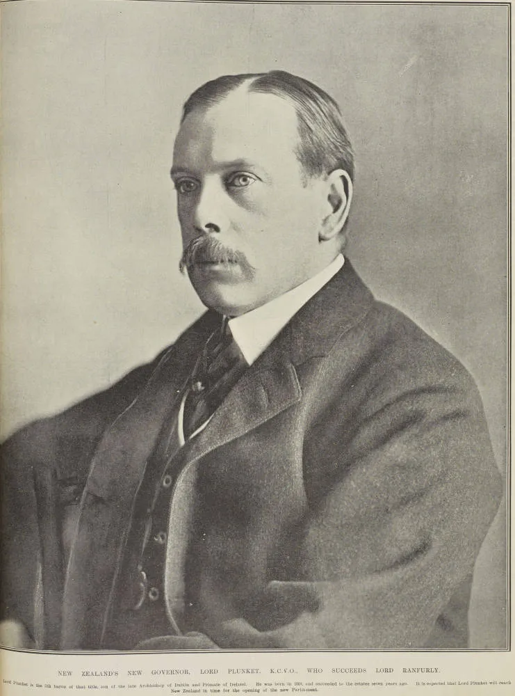 New Zealand's new Governor, Lord Plunket, K.C.V.O., who succeeds Lord Ranfurly